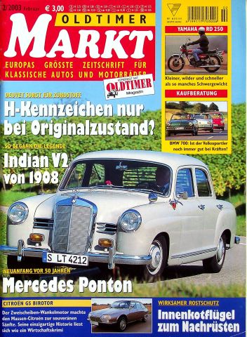 Deckblatt Oldtimer Markt (02/2003)